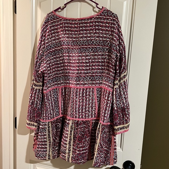 Maeve Lilyana Tiered Silk Blouse Size XL Runs Large - Picture 4 of 5